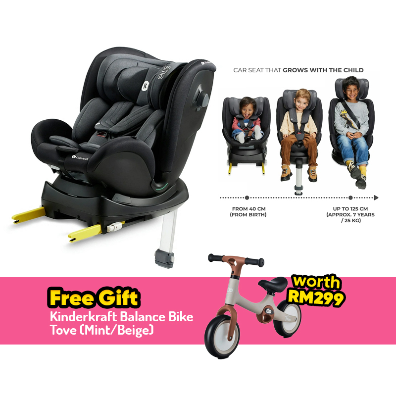 Kinderkraft XRIDER i-size Carseat + FREE GIFT